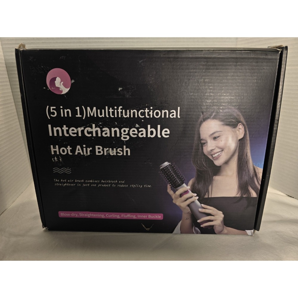 Nexpure 5-in-1 Multifunctional Interchangeable Hot Air Brush Dryer SM-5258 NIB